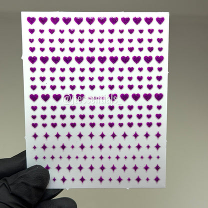 Mini Heart & Star Nail Stickers | 703 - JTessentials
