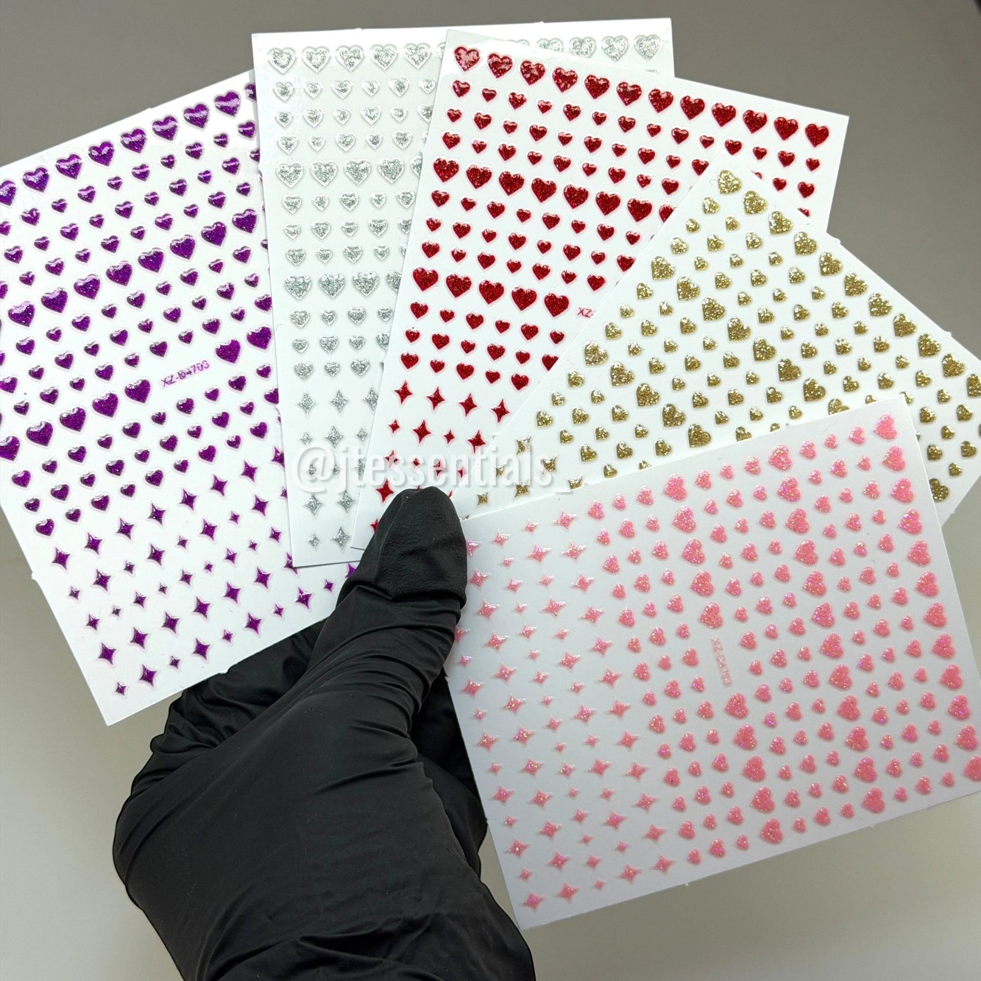 Mini Heart & Star Nail Stickers | 703 - JTessentials