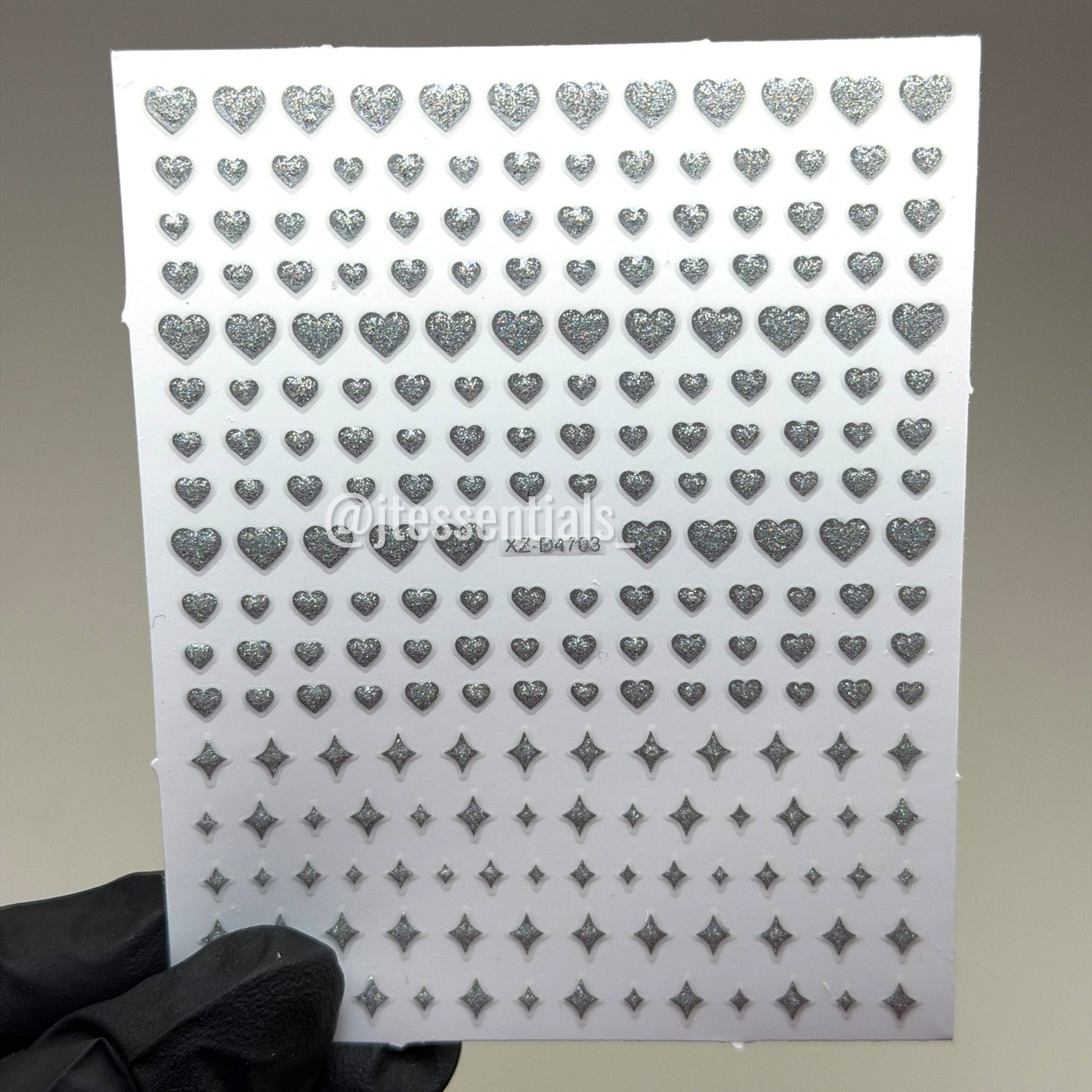 Mini Heart & Star Nail Stickers | 703 - JTessentials