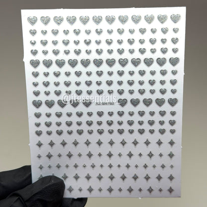 Mini Heart & Star Nail Stickers | 703 - JTessentials