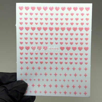 Mini Heart & Star Nail Stickers | 703 - JTessentials