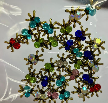 Mini spider nail charms - JTessentials