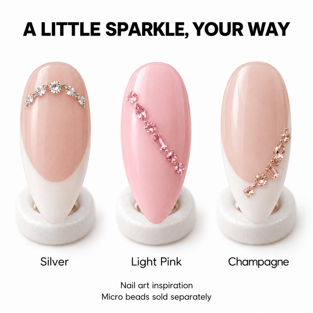 Mini Zirconia Nail Art Gems - JTessentials