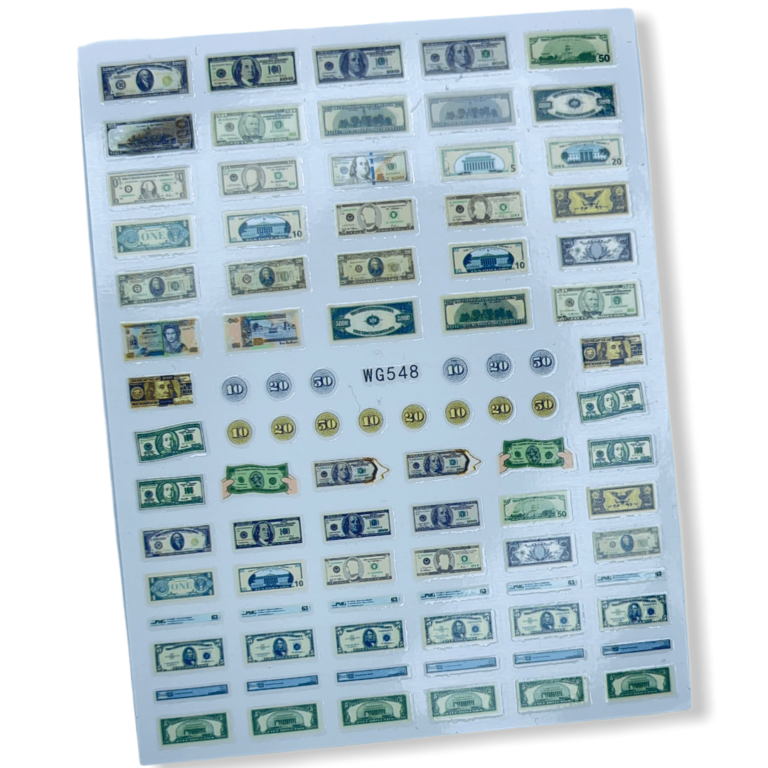 Money bills sticker WG548 - JTessentials