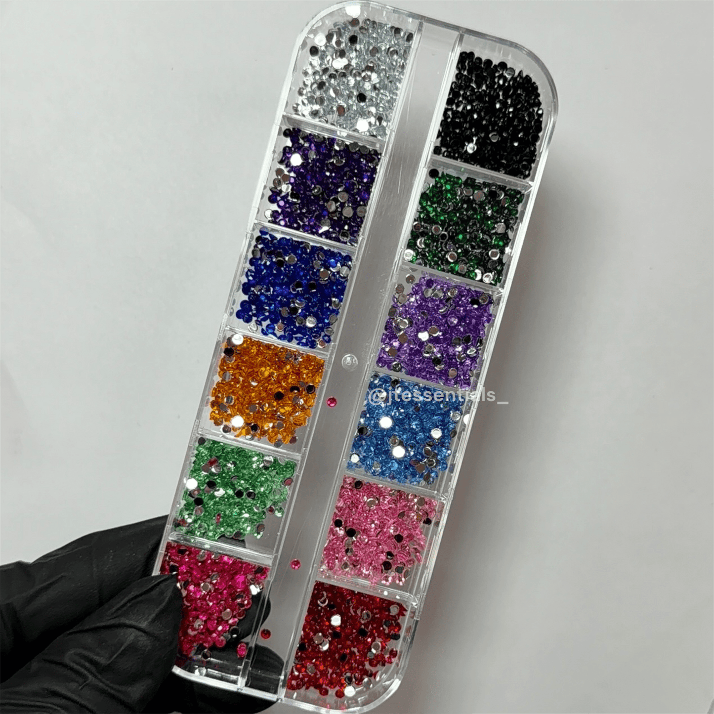 Multicolor Rhinestone Box - 12 grit - JTessentials