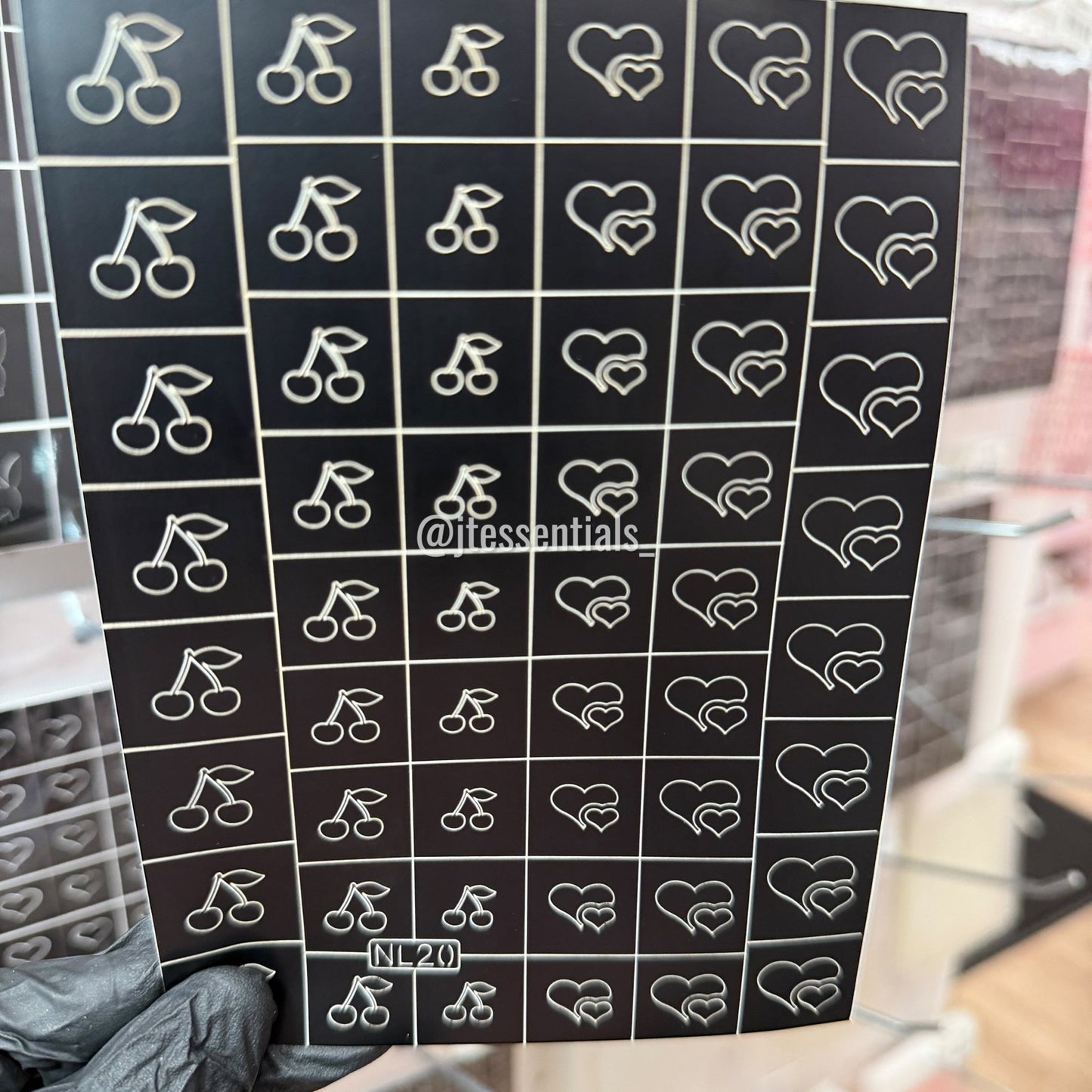 Nail Airbrush Stencil Sheets – Fine Detail Nail Art Templates - JTessentials