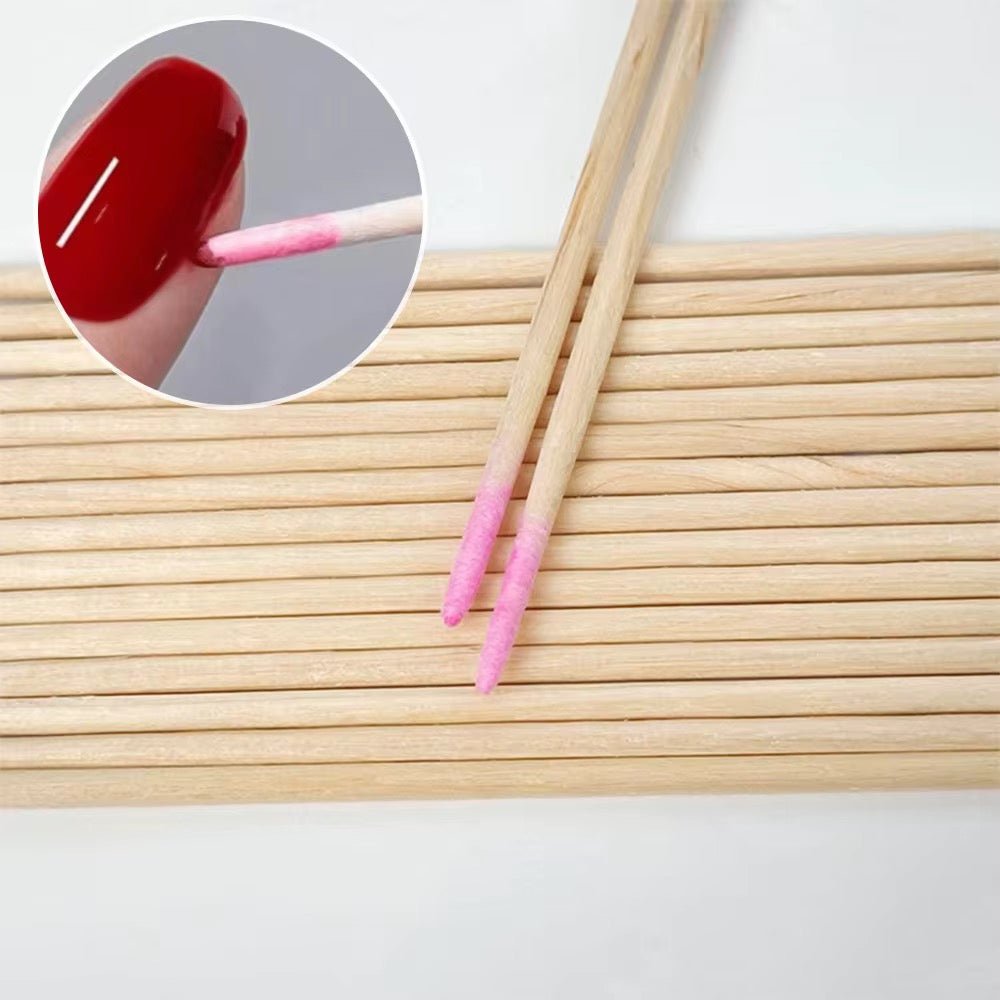 Nail Clean Up Sticks – Cuticle & Polish Remover cotton wood stick - JTessentials