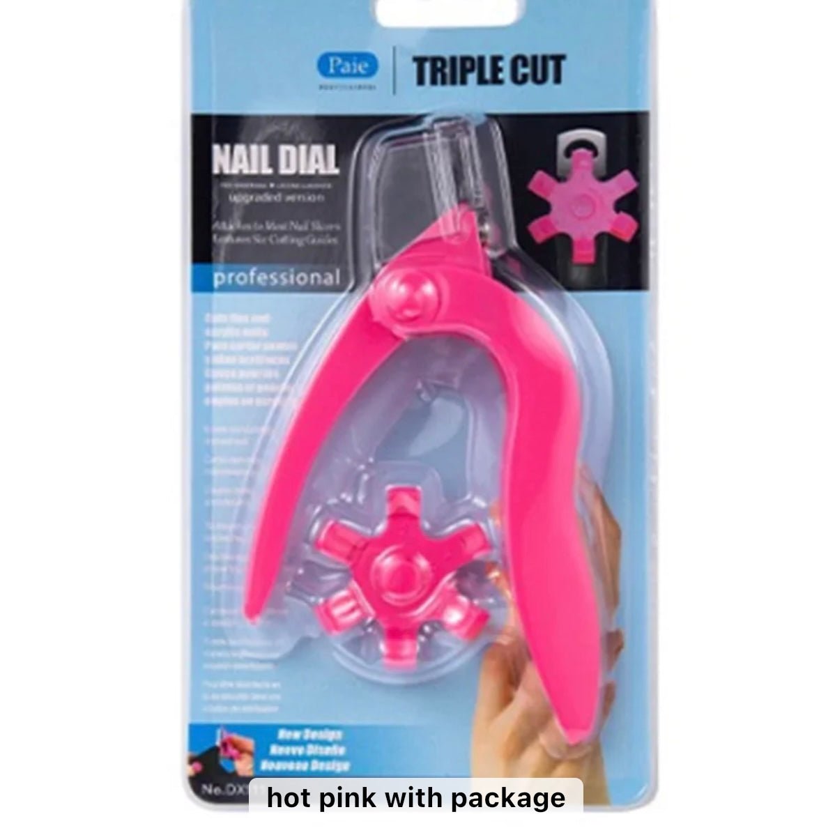 Nail Dial Clipper Nail Tips Edge Cutter For Acrylic False Nails - JTessentials