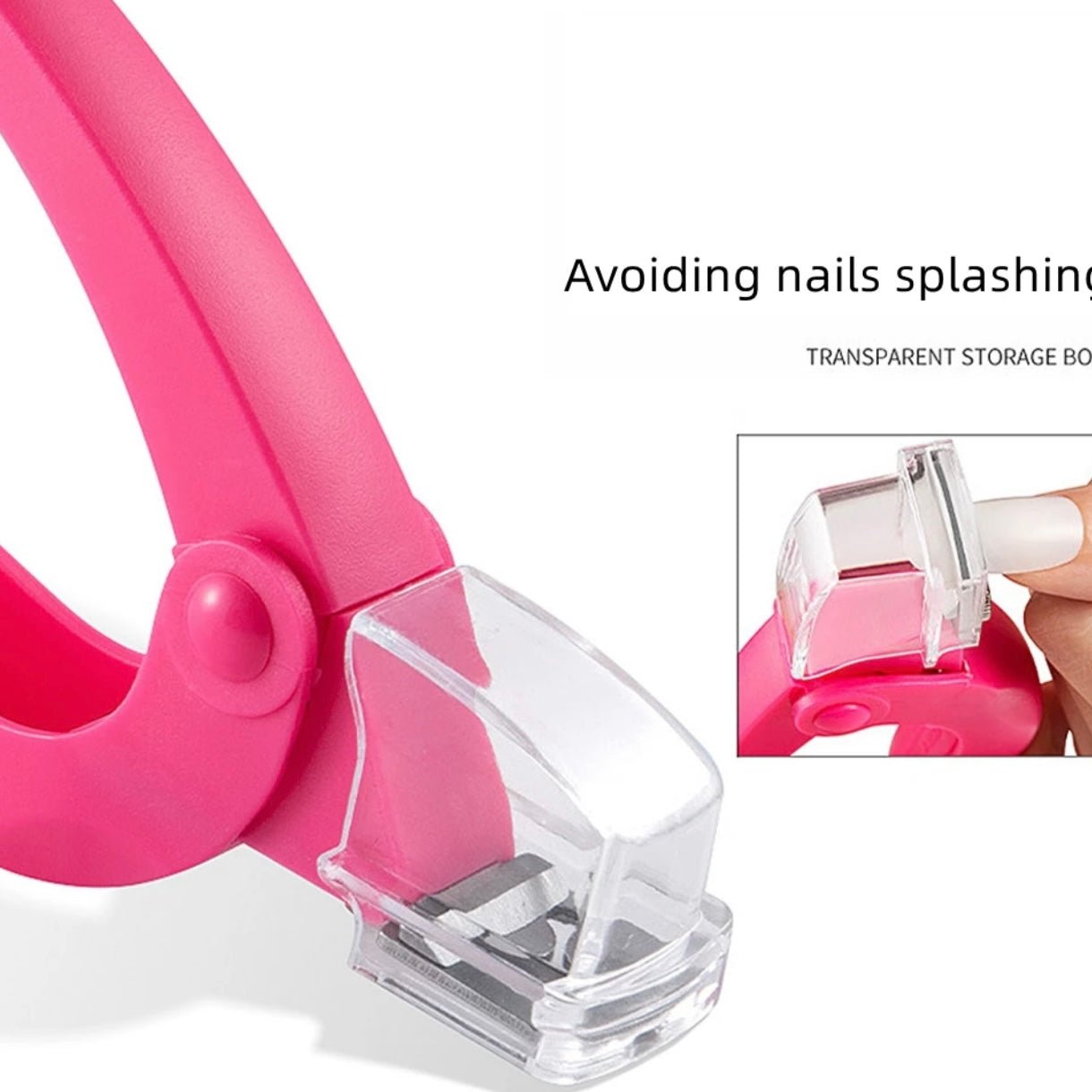 Nail Dial Clipper Nail Tips Edge Cutter For Acrylic False Nails - JTessentials