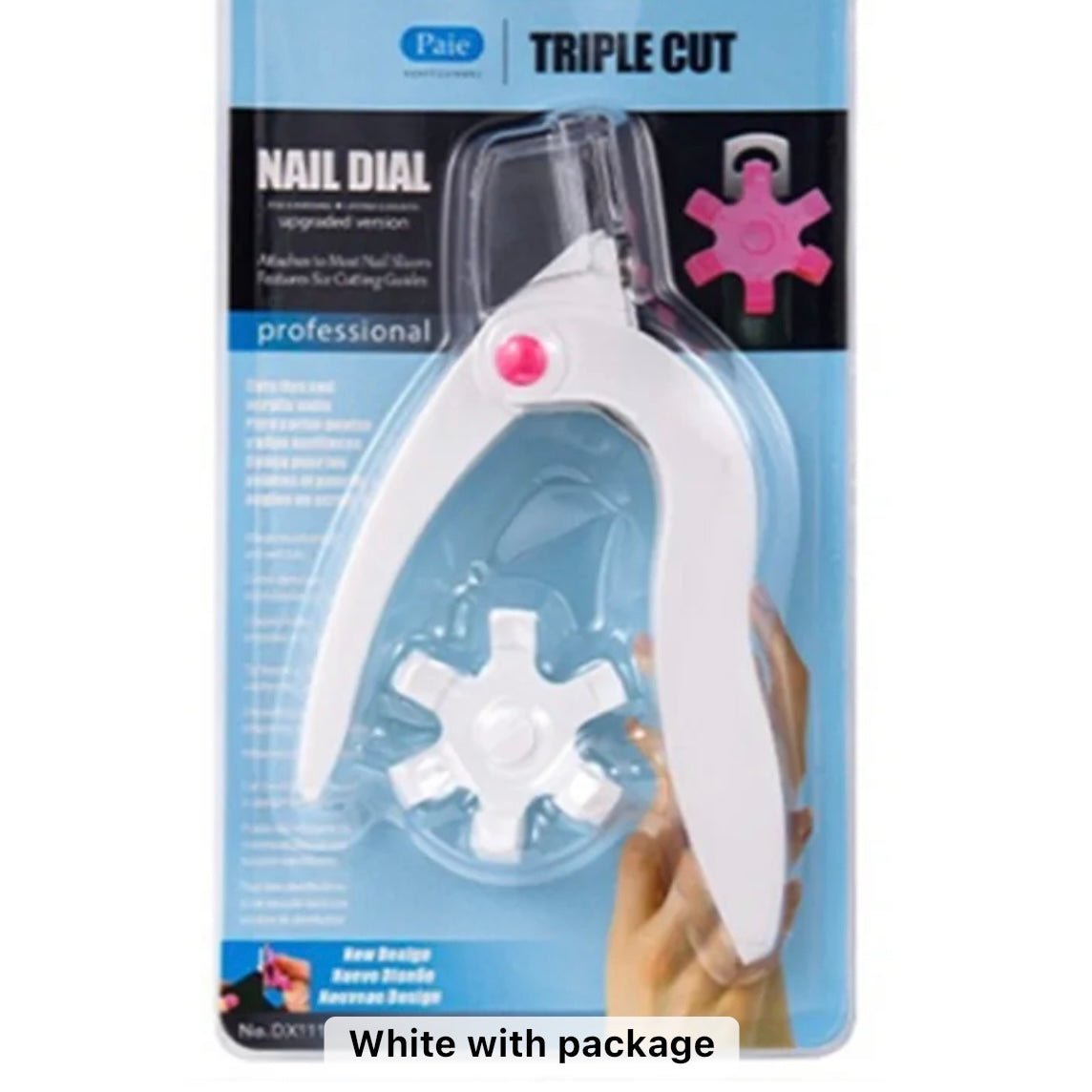 Nail Dial Clipper Nail Tips Edge Cutter For Acrylic False Nails - JTessentials