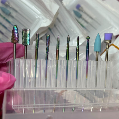 Nail Drill Bit Set – 10 - Piece Professional Kit - JTessentials