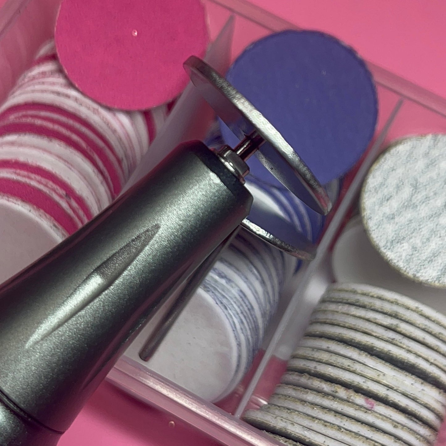 Nail Drill Paper Disc & Metal Bit Box – 80, 150 & 240 Grit Replacement Discs - JTessentials