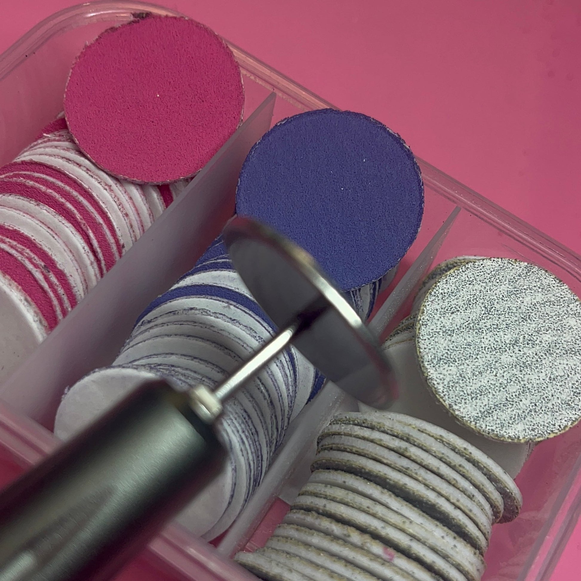 Nail Drill Paper Disc & Metal Bit Box – 80, 150 & 240 Grit Replacement Discs - JTessentials