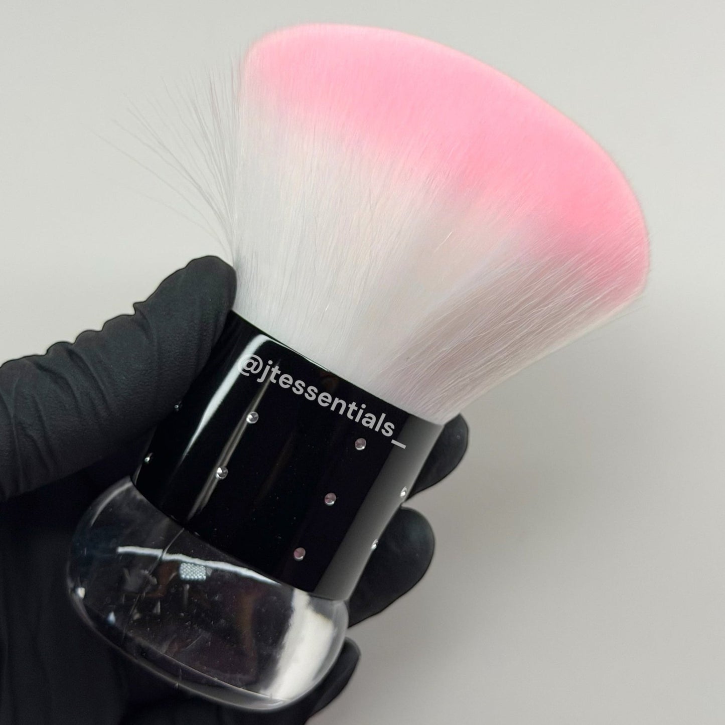 Nail Dust brush - white/pink - JTessentials