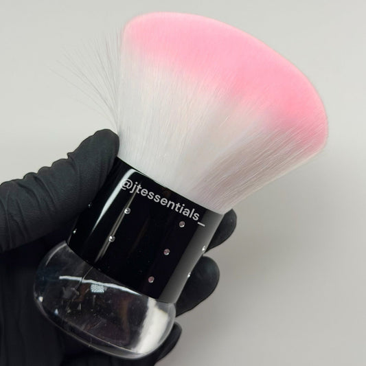 Nail Dust brush - white/pink - JTessentials