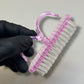 Nail Dust Brush - with handle 1 pc - JTessentials