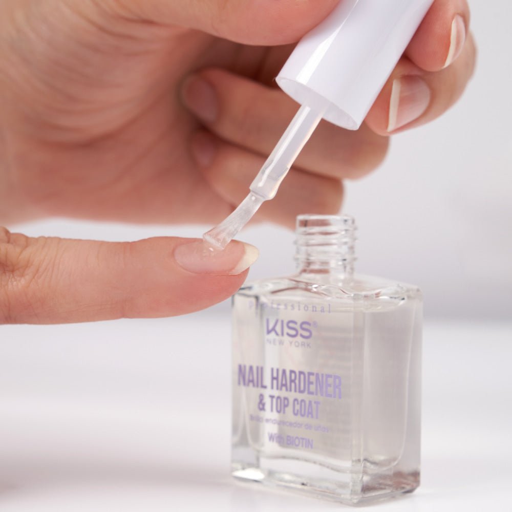 Nail Hardener & Top Coat – Strengthening Nail Treatment KISS Professional - JTessentials