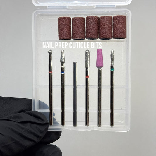 Nail Prep Cuticle Bits – Professional Cuticle Care Drill Bit Set - JTessentials