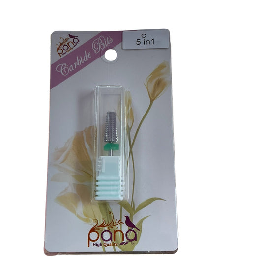 PANA| Coarse 5 - in - 1 Nail Drill Bit – Coarse Carbide Bit for Fast Acrylic & Gel Removal - JTessentials