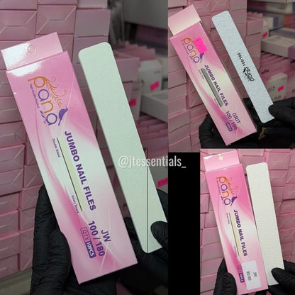 Pana Jumbo Nail File - 10 pcs - JTessentials