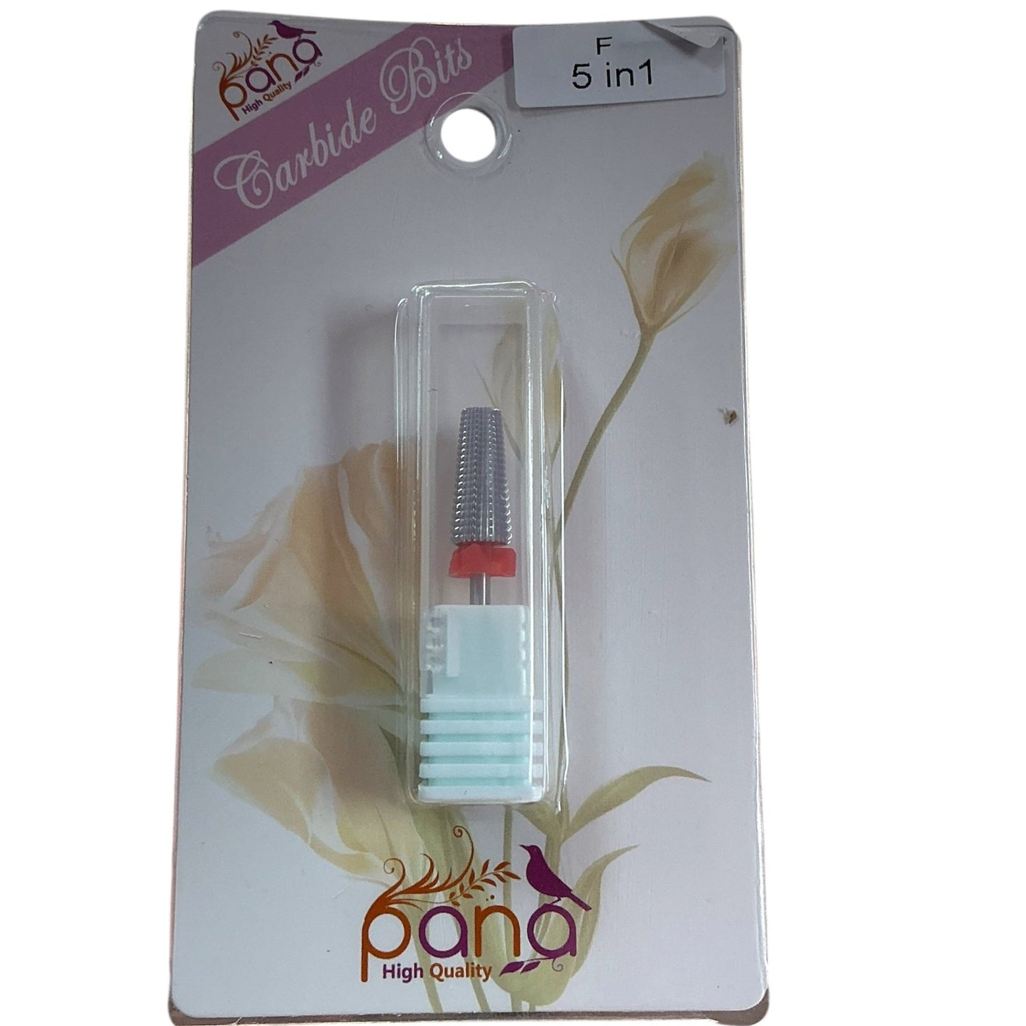 PANA|5 - in - 1 Fine Drill Bit for Nail Art - Multi - Function Nail Drill Bit for Shaping, Smoothing, and Finishing - JTessentials