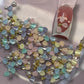 Pastel Petal & Pearl Mix Nail Art Decoration – Acrylic Flower Design Beads (Random Colors) - JTessentials