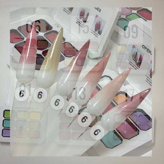 Pat Pat Gel Palette – 9 Color Creamy Nail Art Painting Gel - JTessentials