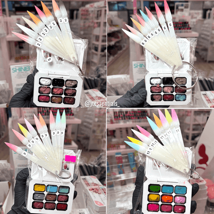 Pat Pat Gel Palette – 9 Color Creamy Nail Art Painting Gel - JTessentials