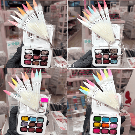 Pat Pat Gel Palette – 9 Color Creamy Nail Art Painting Gel - JTessentials