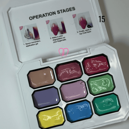 Pat Pat Gel Palette – 9 Color Creamy Nail Art Painting Gel - JTessentials