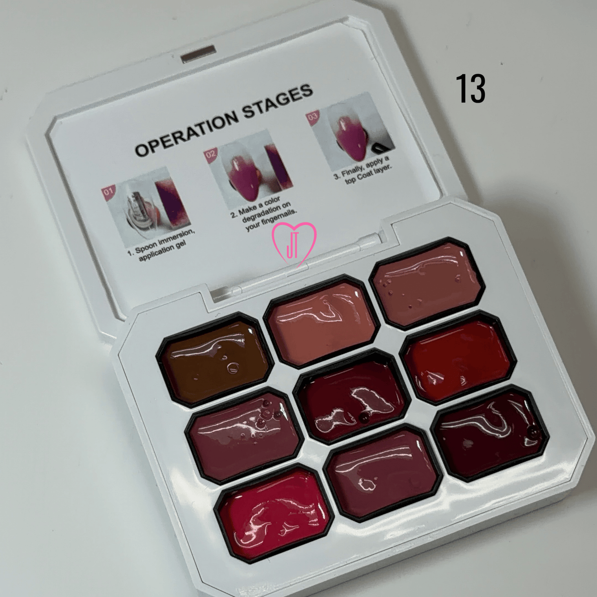 Pat Pat Gel Palette – 9 Color Creamy Nail Art Painting Gel - JTessentials