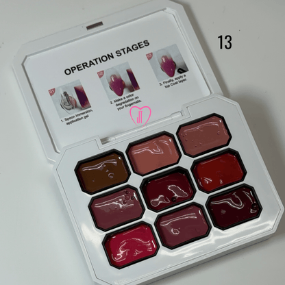 Pat Pat Gel Palette – 9 Color Creamy Nail Art Painting Gel - JTessentials