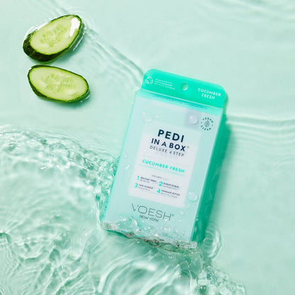 Pedi in a Box – Deluxe 4 - Step Spa Pedicure Kit | Exfoliate, Nourish, Hydrate & Glow - JTessentials