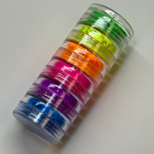 Pigment powder - 6 pcs set for nail decoration - JTessentials