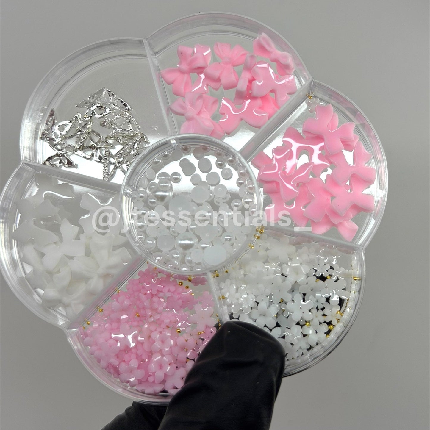 Pink 3D Nail Charm Wheel - JTessentials
