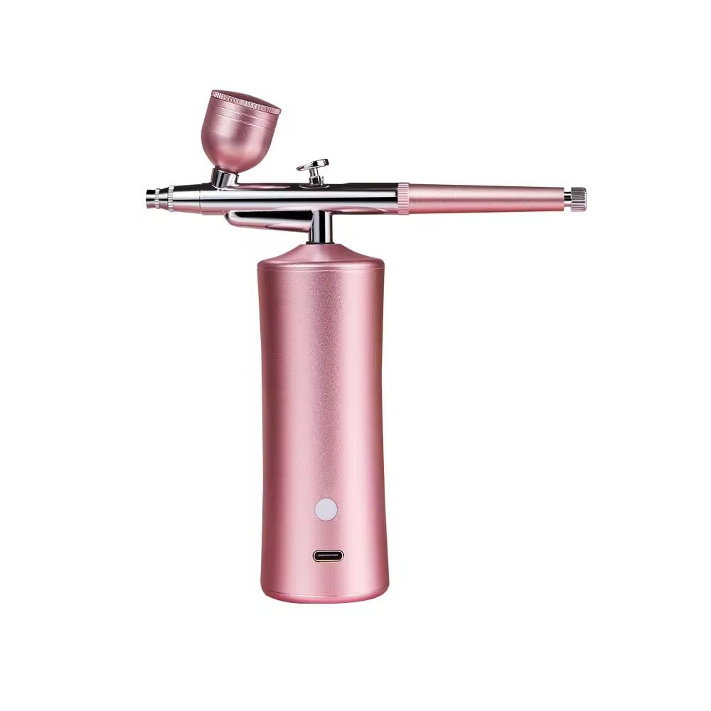 Pink Cordless Airbrush Machine – Nail Art Air Compressor - JTessentials