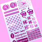 Pink Designer Drip Sticker D076 - 3 - JTessentials