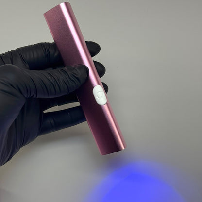 Pink Handheld Nail Lamp – Portable LED w/ charger - JTessentials