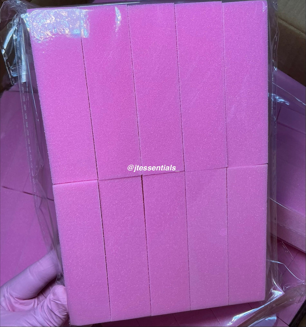 Pink Nail Buffer Blocks – Buffer Pack - JTessentials
