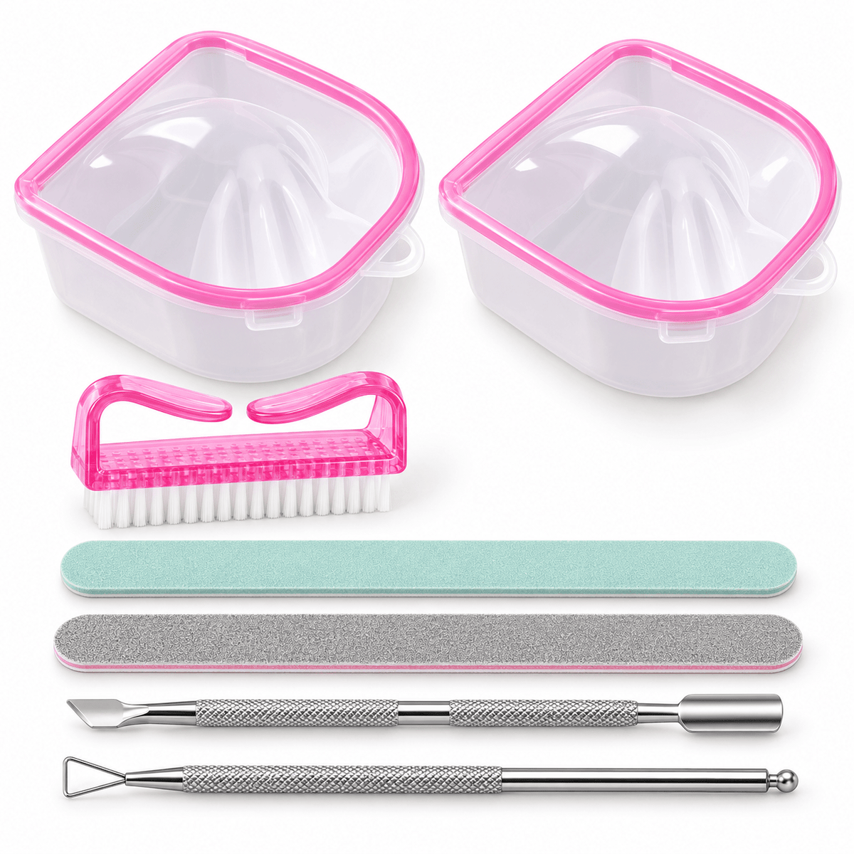Pink Nail Soak-Off Bow & Gel Polish Removal Kit - JTessentials