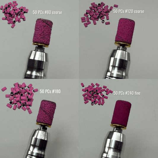 Pink sanding bands - 50 pcs bag - JTessentials