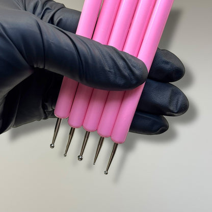 Pink Silicone Carving & dotting Gel Tools - 5 PCs Pack - JTessentials