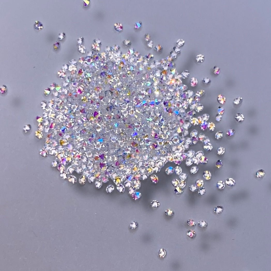 Pixie Dust Nail Crystals – Iridescent Micro Rhinestones for Sugar Nails, 3D Design & Crystal Nail Art - JTessentials