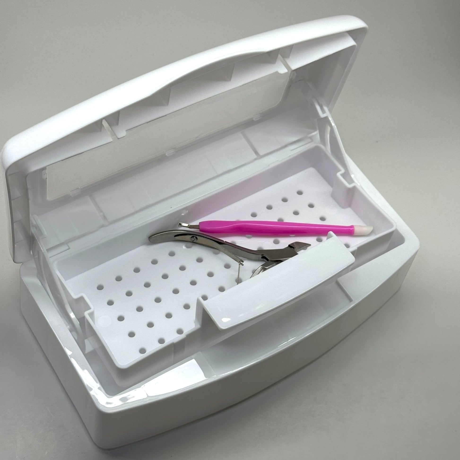 Plastic Sterilization Tray for Nail Tools – Sanitize Implements Easily & Safely - JTessentials
