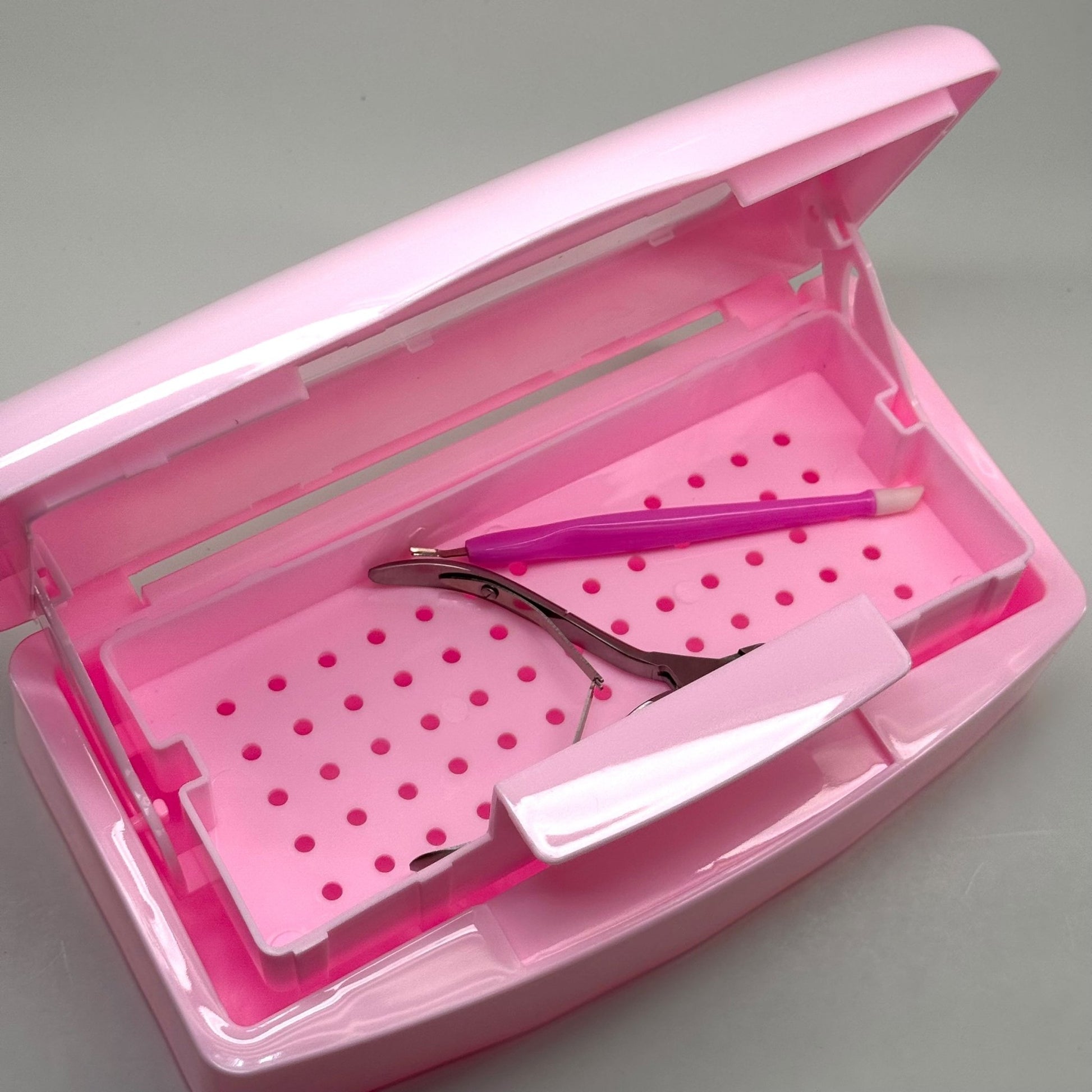 Plastic Sterilization Tray for Nail Tools – Sanitize Implements Easily & Safely - JTessentials