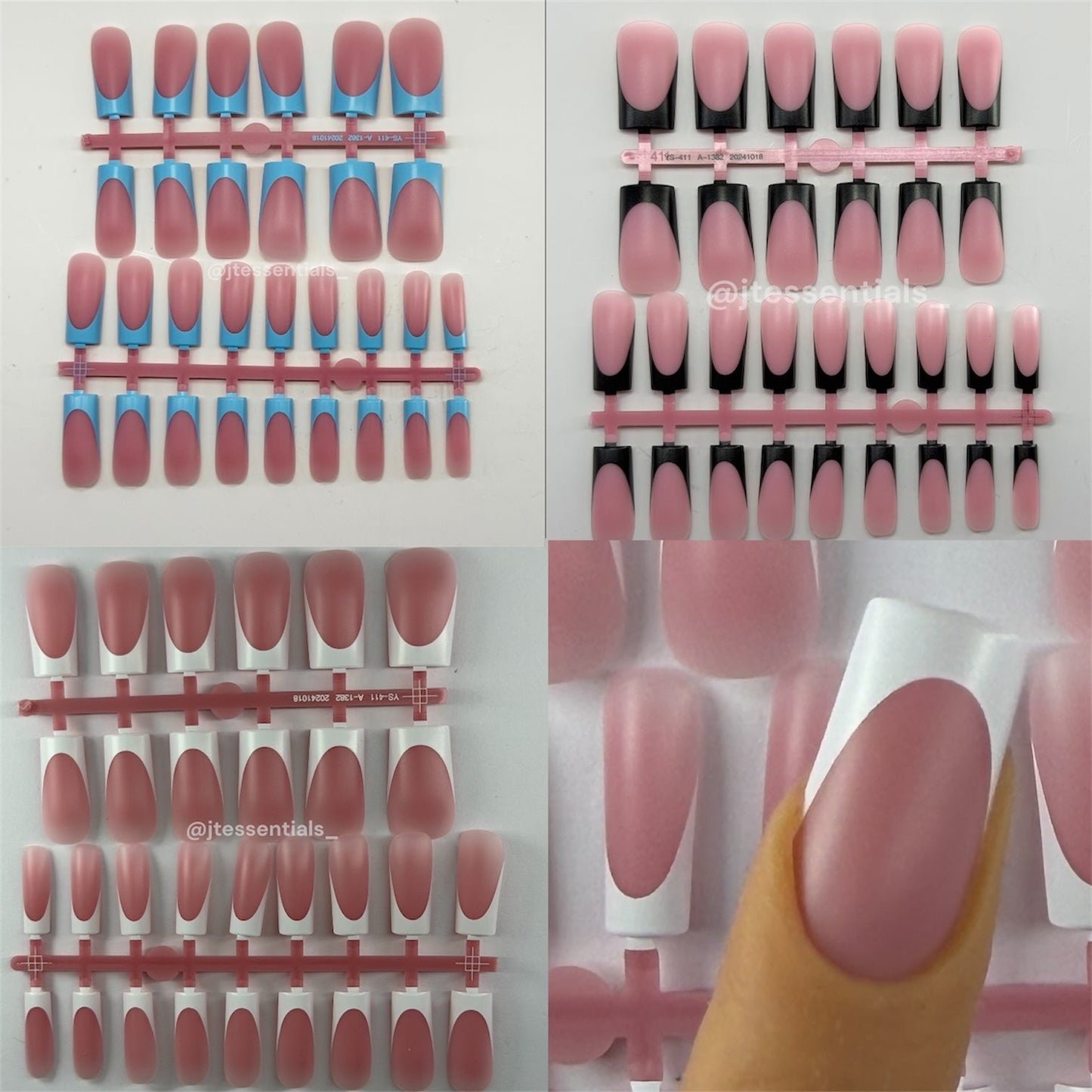 Press on nails - Medium French tip - JTessentials
