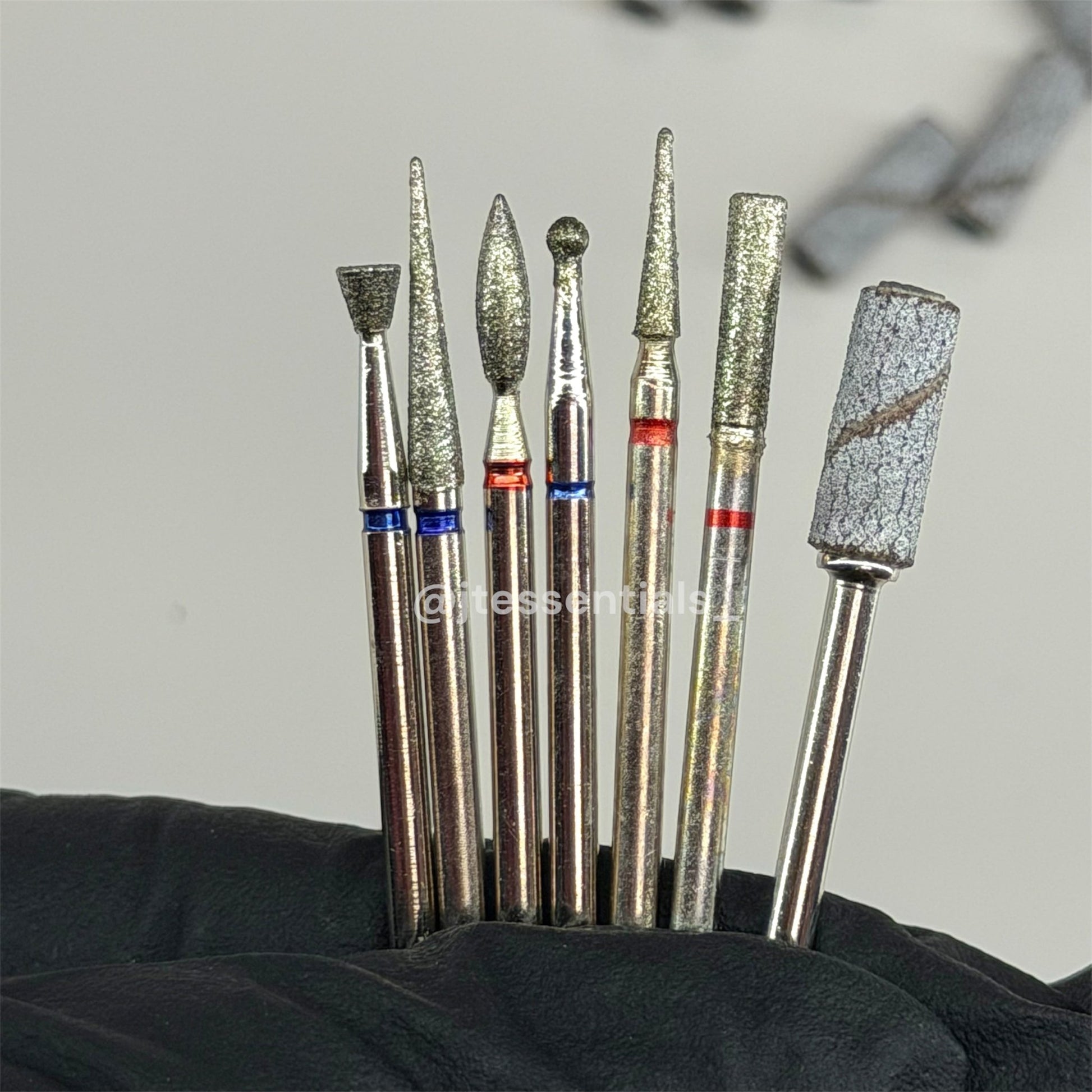 Professional Nail Drill Bit Kit + Sanding Bands – 02 - JTessentials