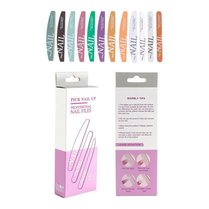 Professional Nail File Set – 10 Grit Options - JTessentials