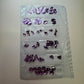 Purple Rhinestone Shape - 6 grit pack of crystals for nail decoration - JTessentials