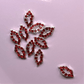 Red - Bling Kiss Lips Nail Charms – 10 Pcs Sparkly 3D Lip Decorations for Acrylic & Gel Nails - JTessentials
